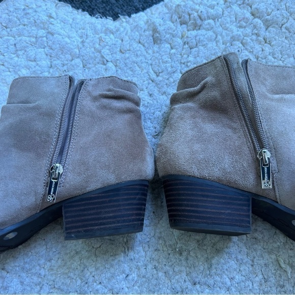 Jessica Simpson Dalisa Beige Suede Western Boho Slouch Neutral Booties 10M - Picture 10 of 16